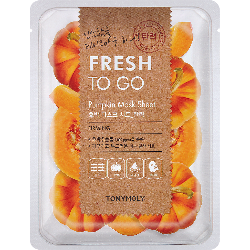 TONYMOLY Fresh To Go Pumpkin Mask Sheet - Firming