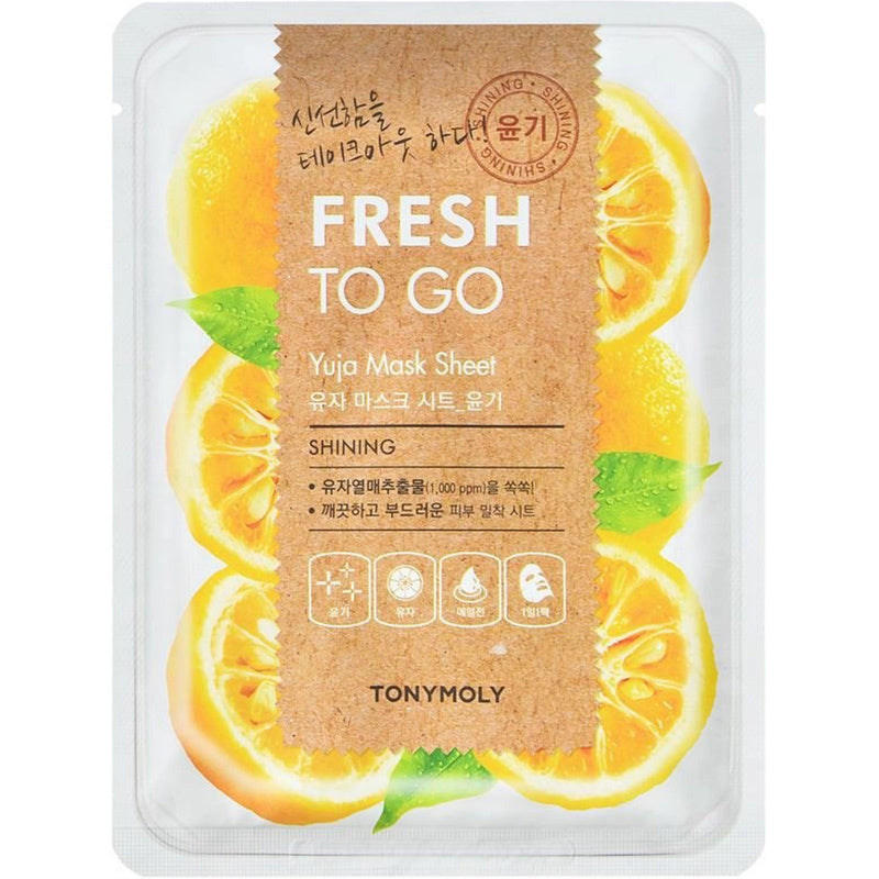 TONYMOLY Fresh To Go Yuja Mask Sheet - Shining